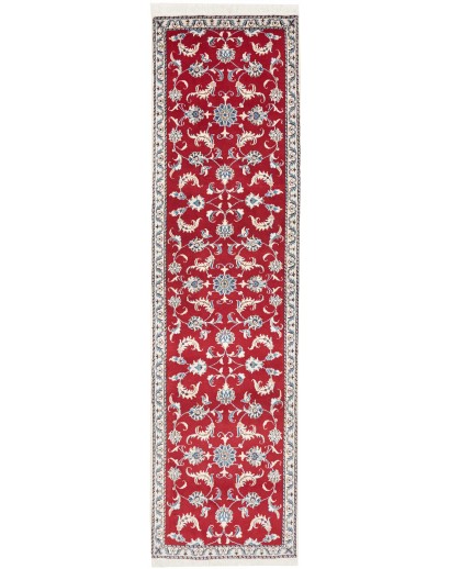Tappeto Nain Kashmar Persia marrone bianco 80x293
