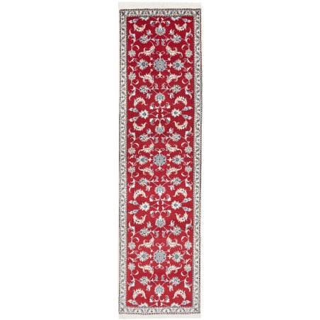 Tappeto Nain Kashmar Persia marrone bianco 80x293
