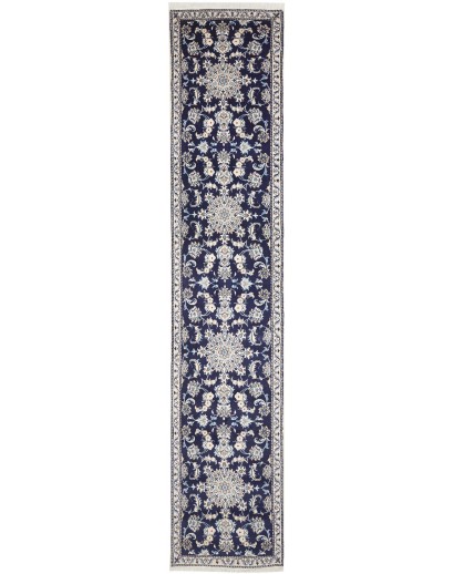 Tappeto Nain Kashmar Persia bianco 75x385