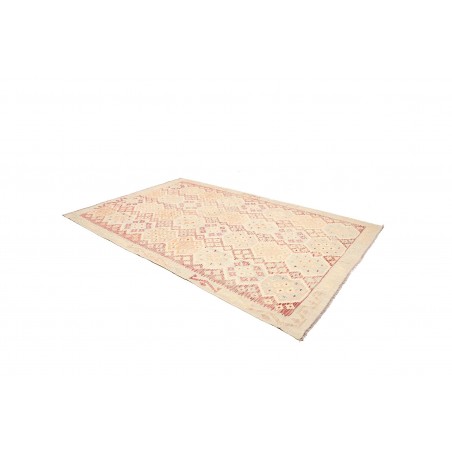 Tappeto Kilim Afghanistan giallo rosso 194x289