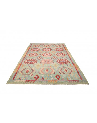 Tappeto Kilim Afghanistan marrone 205x282