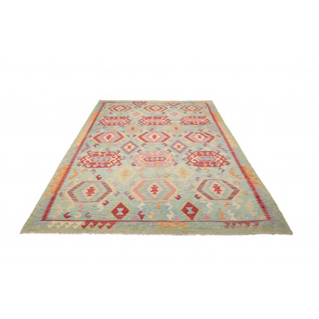 Tappeto Kilim Afghanistan marrone 205x282