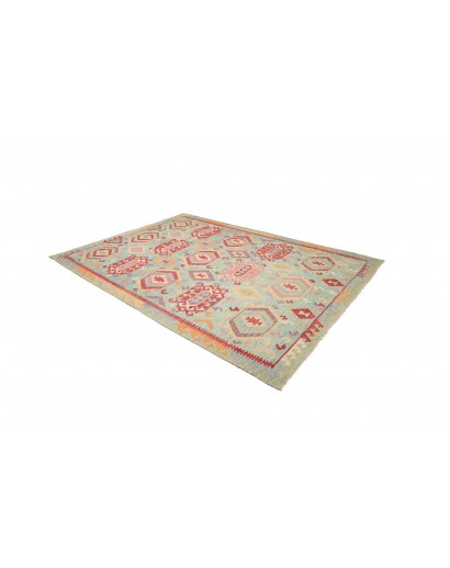 Tappeto Kilim Afghanistan marrone 205x282