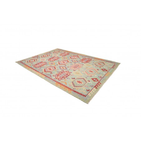 Tappeto Kilim Afghanistan marrone 205x282
