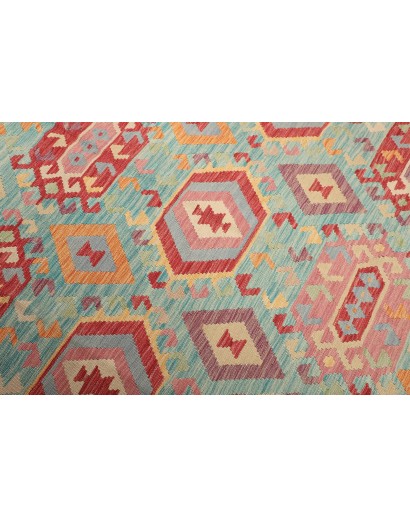 Tappeto Kilim Afghanistan marrone 205x282