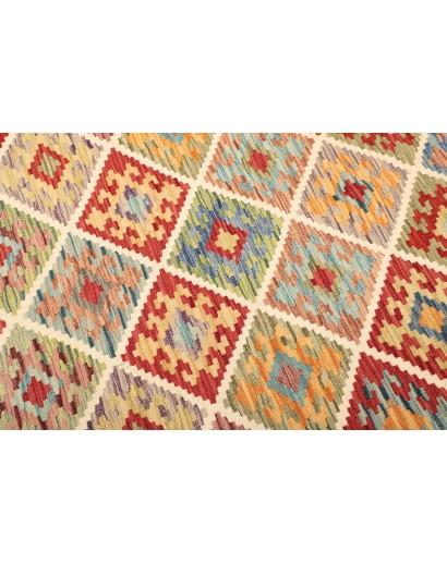Tappeto Kilim Afghanistan marrone 203x287