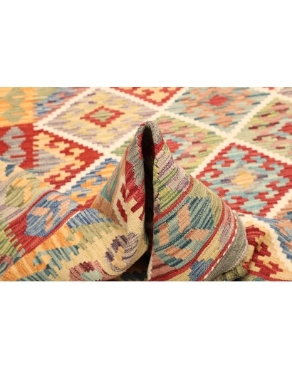Tappeto Kilim Afghanistan marrone 203x287