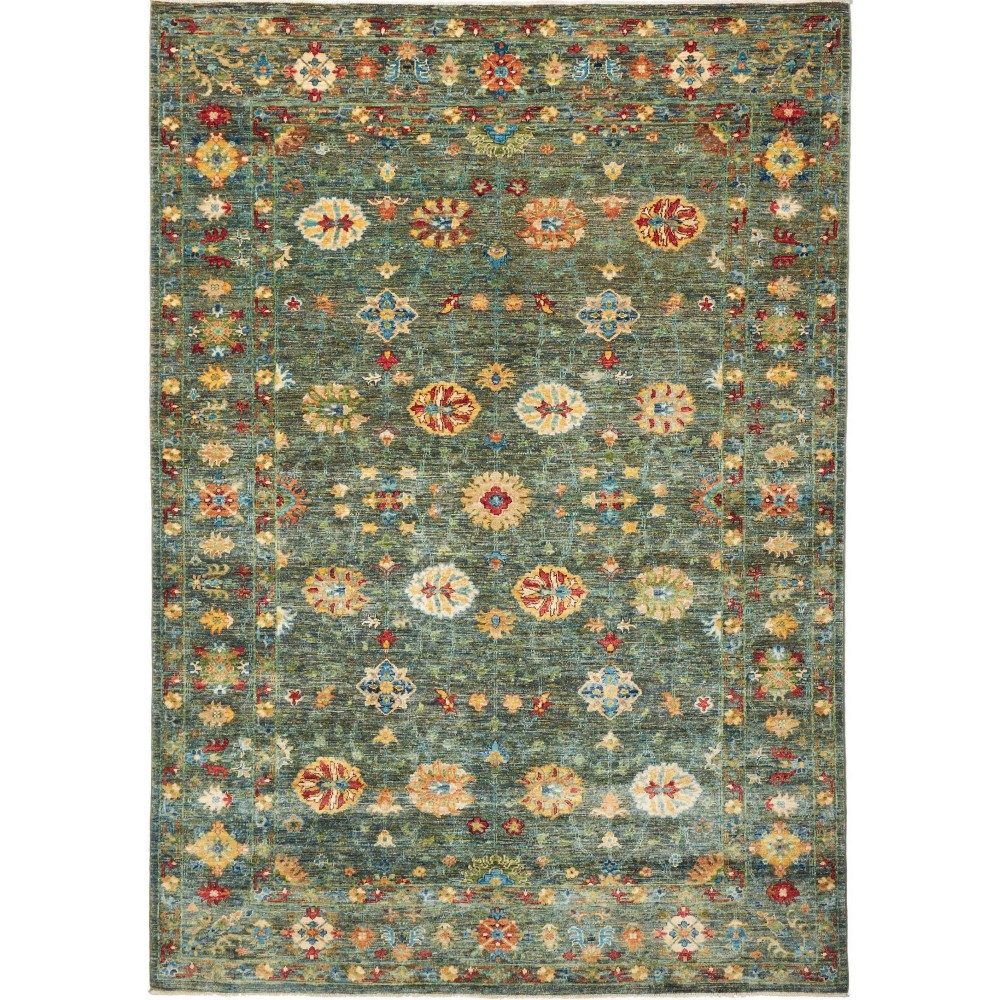 Tappeto Zigler Fine Pakistan bianco azzurro 168x239