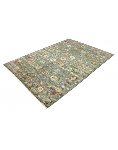 Tappeto Zigler Fine Pakistan bianco azzurro 168x239