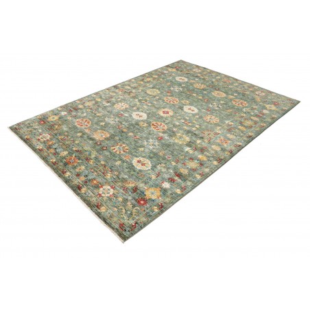 Tappeto Zigler Fine Pakistan bianco azzurro 168x239