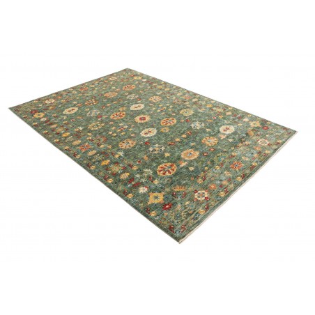 Tappeto Zigler Fine Pakistan bianco azzurro 168x239