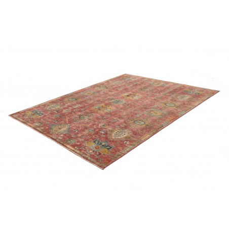 Tappeto Tribal Pakistan rosso giallo 173x244