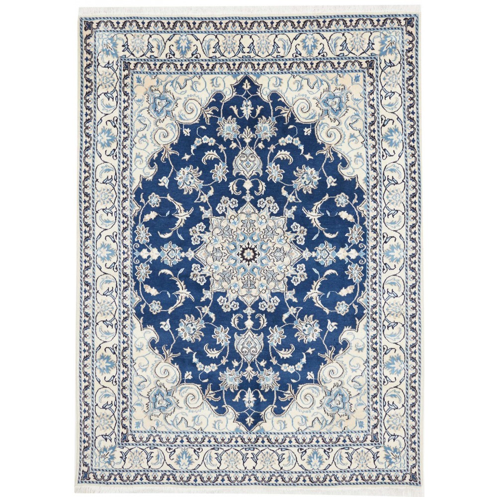 Tappeto Nain Kashmar Persia grigio 170x240 Tappeto Nain Kashmar Persia grigio 170x240