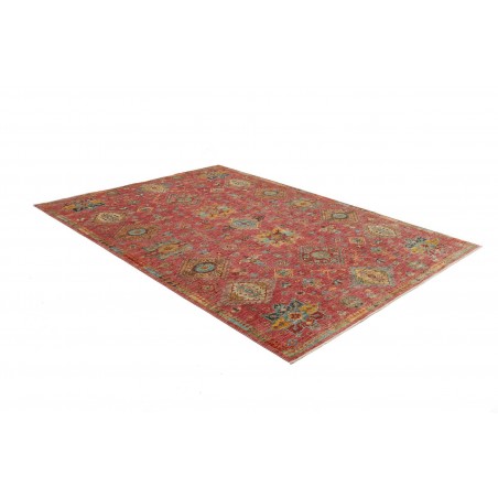Tappeto Tribal Pakistan rosso giallo 173x244