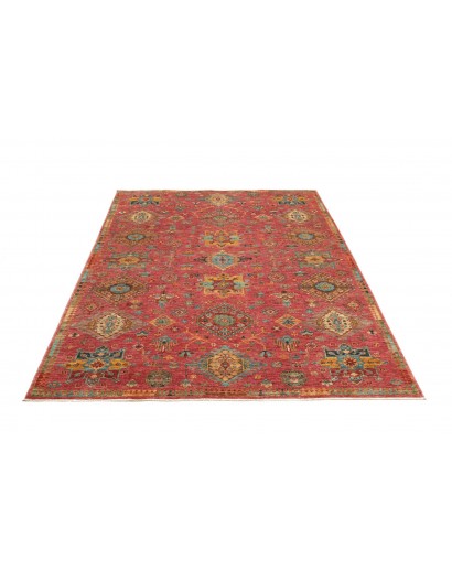 Tappeto Tribal Pakistan rosso giallo 173x244