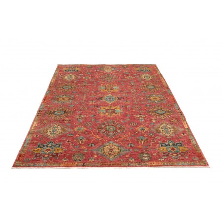 Tappeto Tribal Pakistan rosso giallo 173x244