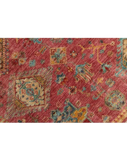 Tappeto Tribal Pakistan rosso giallo 173x244
