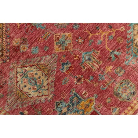 Tappeto Tribal Pakistan rosso giallo 173x244