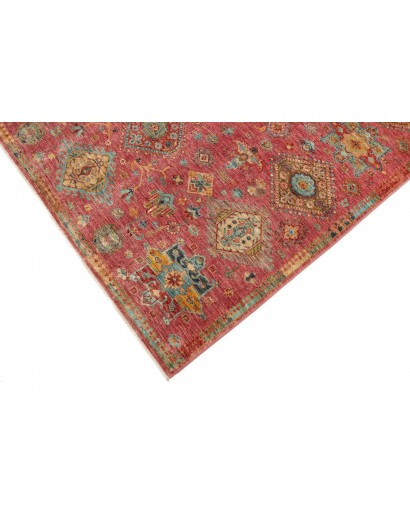 Tappeto Tribal Pakistan rosso giallo 173x244