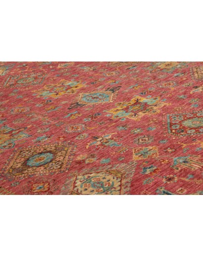 Tappeto Tribal Pakistan rosso giallo 173x244