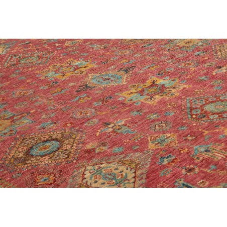 Tappeto Tribal Pakistan rosso giallo 173x244