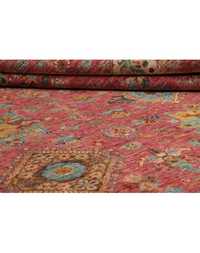 Tappeto Tribal Pakistan rosso giallo 173x244