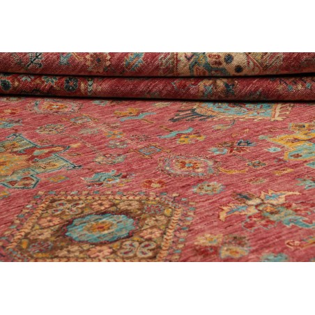 Tappeto Tribal Pakistan rosso giallo 173x244