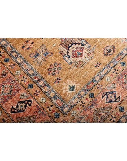 Tappeto Kazak Fine Pakistan marrone grigio 253x307