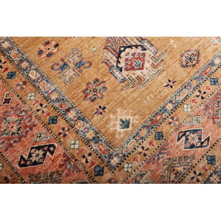 Tappeto Kazak Fine Pakistan marrone grigio 253x307