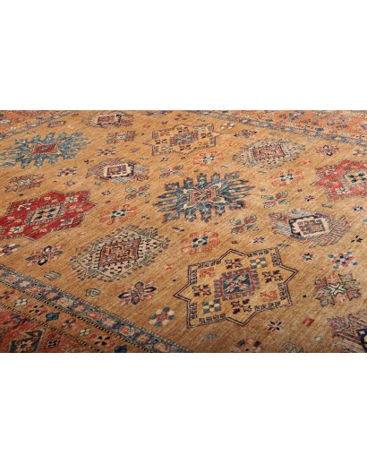 Tappeto Kazak Fine Pakistan marrone grigio 253x307
