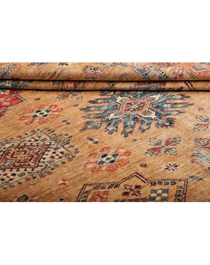 Tappeto Kazak Fine Pakistan marrone grigio 253x307