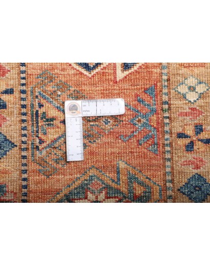 Tappeto Kazak Fine Pakistan marrone grigio 253x307