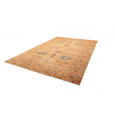 Tappeto Kazak Fine Pakistan marrone grigio 251x356