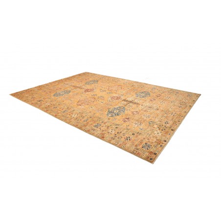 Tappeto Kazak Fine Pakistan marrone grigio 251x356
