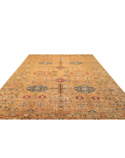 Tappeto Kazak Fine Pakistan marrone grigio 251x356
