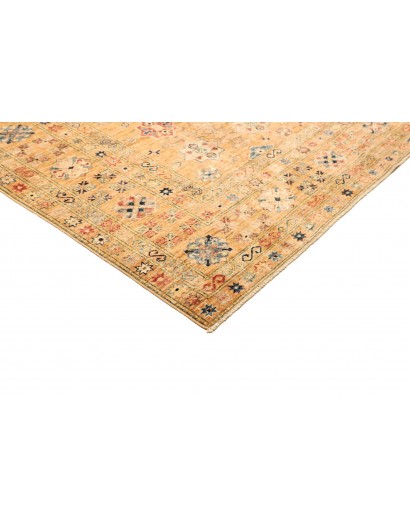 Tappeto Kazak Fine Pakistan marrone grigio 251x356