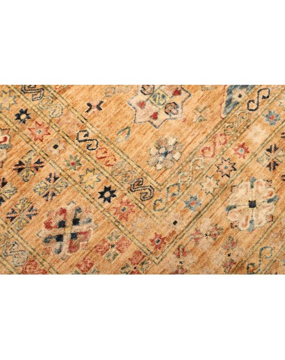 Tappeto Kazak Fine Pakistan marrone grigio 251x356