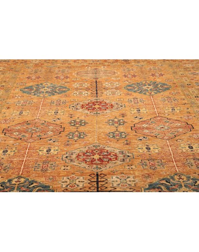 Tappeto Kazak Fine Pakistan marrone grigio 251x356