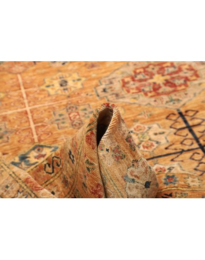 Tappeto Kazak Fine Pakistan marrone grigio 251x356