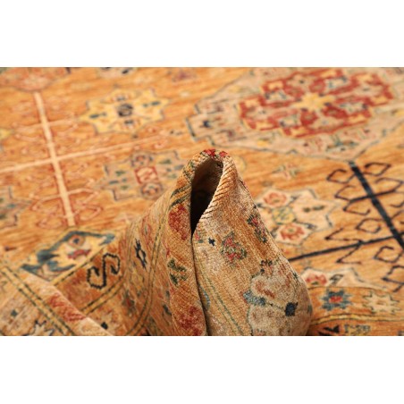 Tappeto Kazak Fine Pakistan marrone grigio 251x356