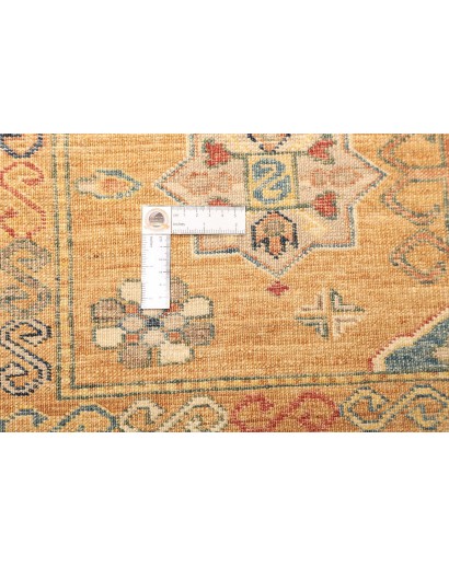 Tappeto Kazak Fine Pakistan marrone grigio 251x356