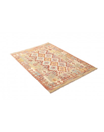 Tappeto Kilim Afghanistan marrone 98x137