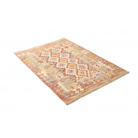 Tappeto Kilim Afghanistan marrone 98x137