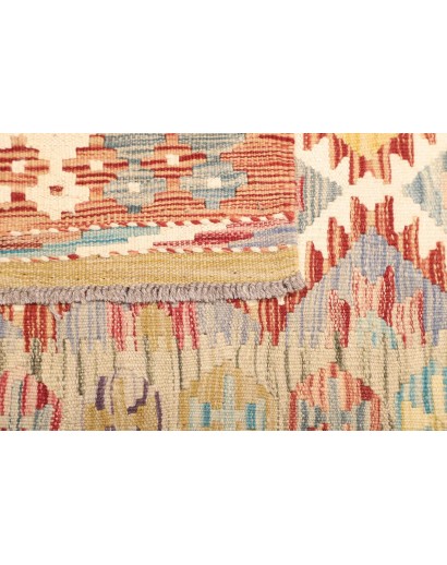 Tappeto Kilim Afghanistan marrone 98x137