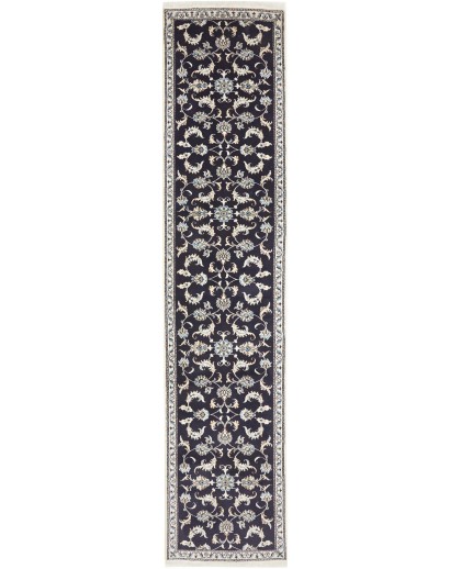 Tappeto Nain Kashmar Persia bianco 76x376