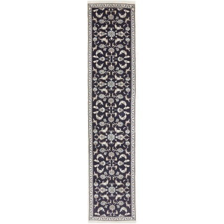 Tappeto Nain Kashmar Persia bianco 76x376