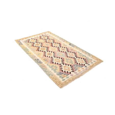 Tappeto Kilim Afghanistan giallo verde 104x187