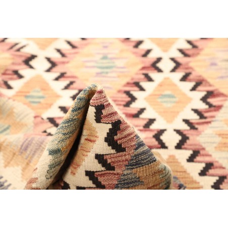 Tappeto Kilim Afghanistan giallo verde 104x187