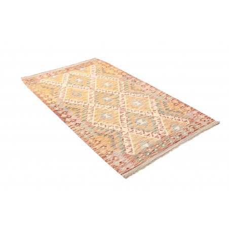 Tappeto Kilim Afghanistan giallo marrone 108x187