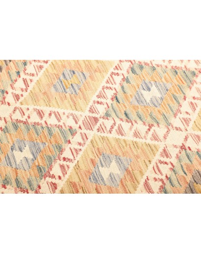 Tappeto Kilim Afghanistan giallo marrone 108x187